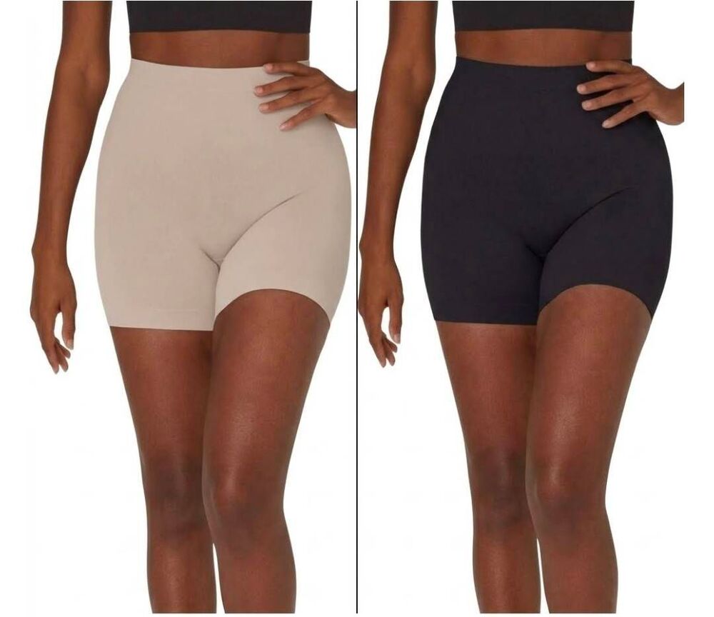 NWT Maidenform Seamless Smoothing Thigh Slimmers Multi-Pack - Size S